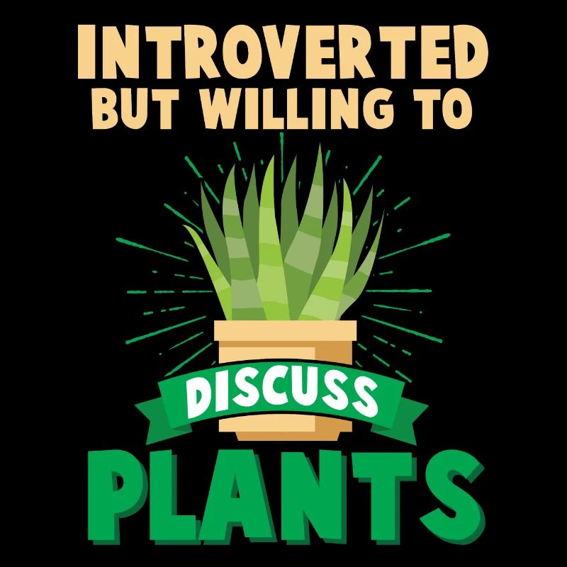 Introverted man Shy gardener strut