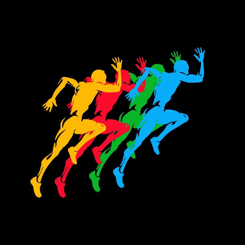 Leichtathletik Sommerspiele Bunt