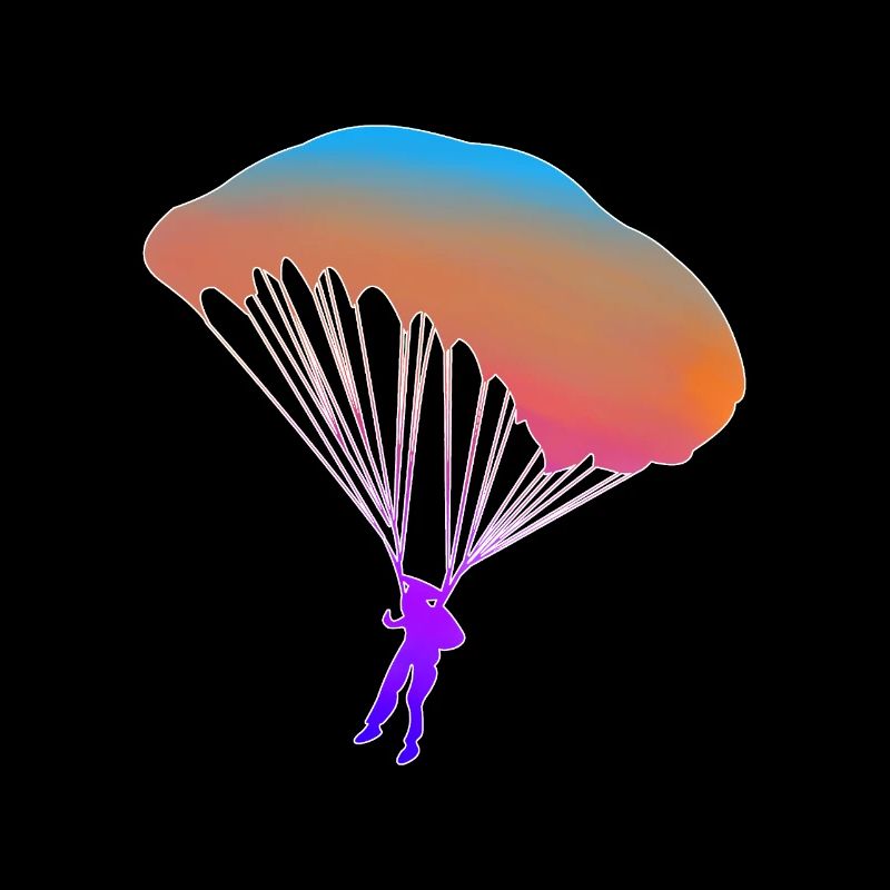 Skydiver parachute parachute gift