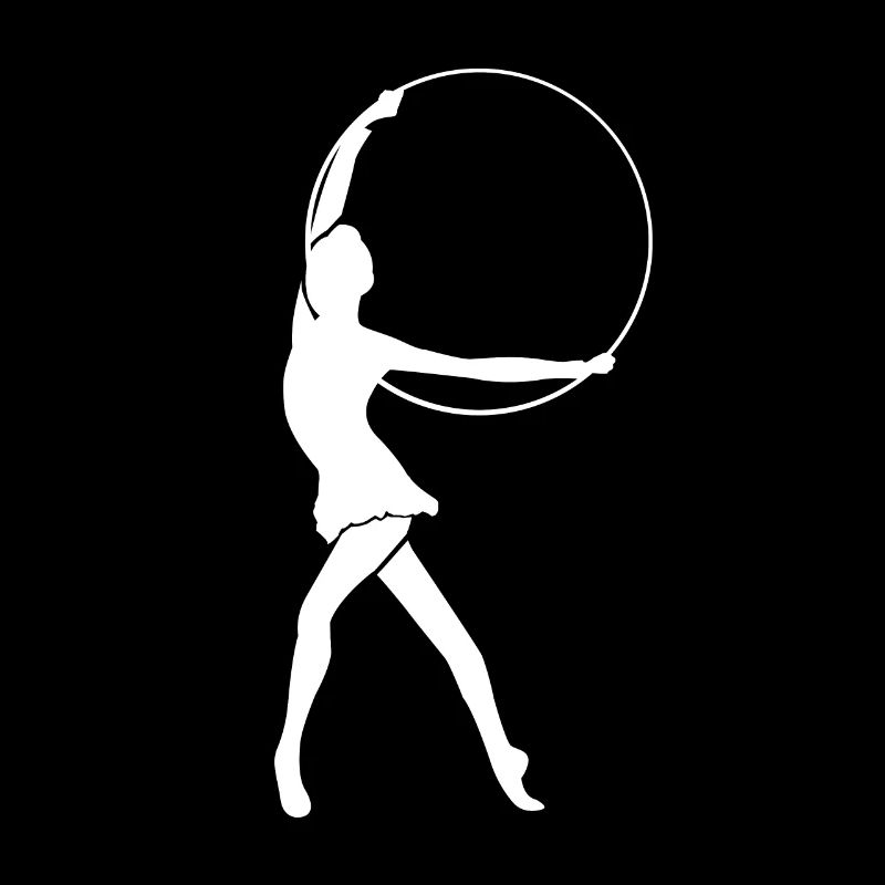 Rhythmic gymnastics with tires