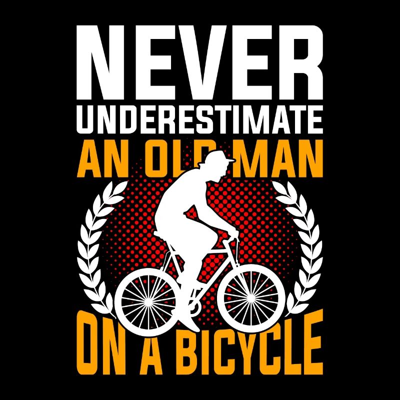 Bicycle old man
