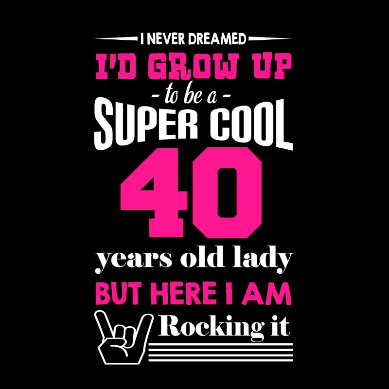 Super Cool Lady de 40 ans