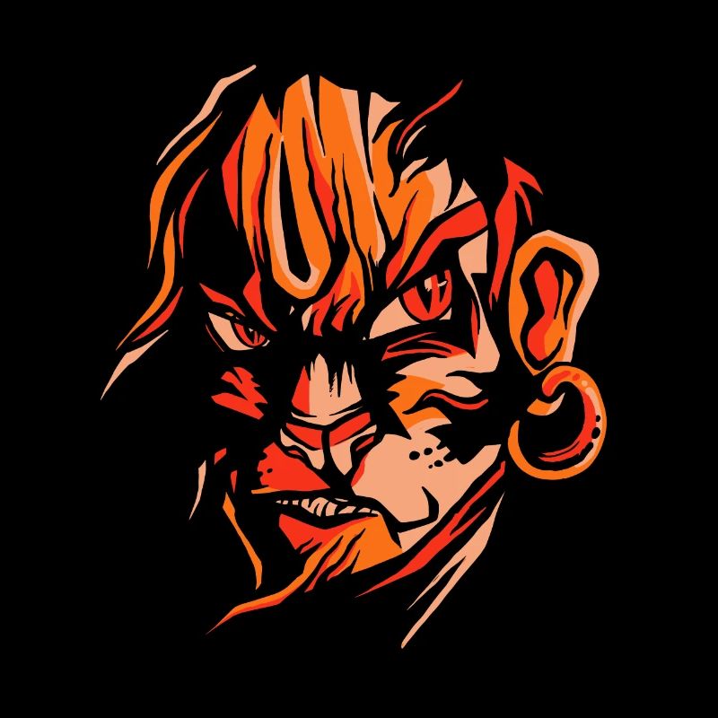 Hanuman divinité hindoue singe singe figure