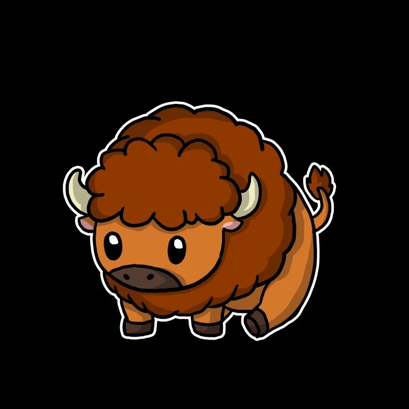 Bison doux Bison Cadeau de boeuf sauvage