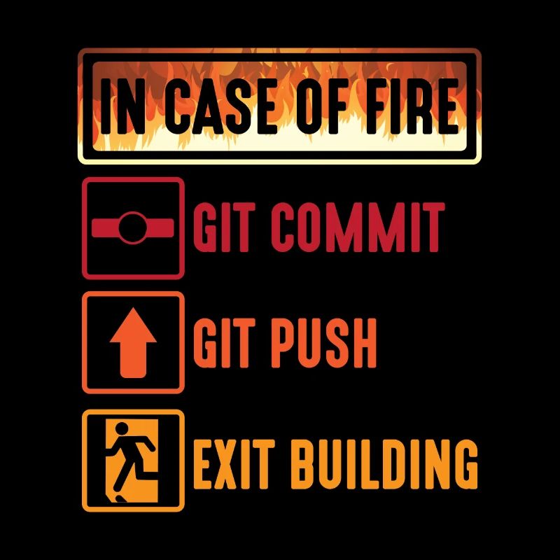 Git commit git push programmer IT IT specialist
