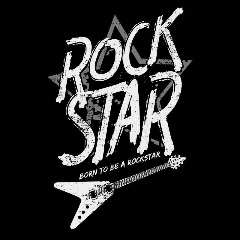 Geboren um ein Star Design, Rock and Roll Geschenk,