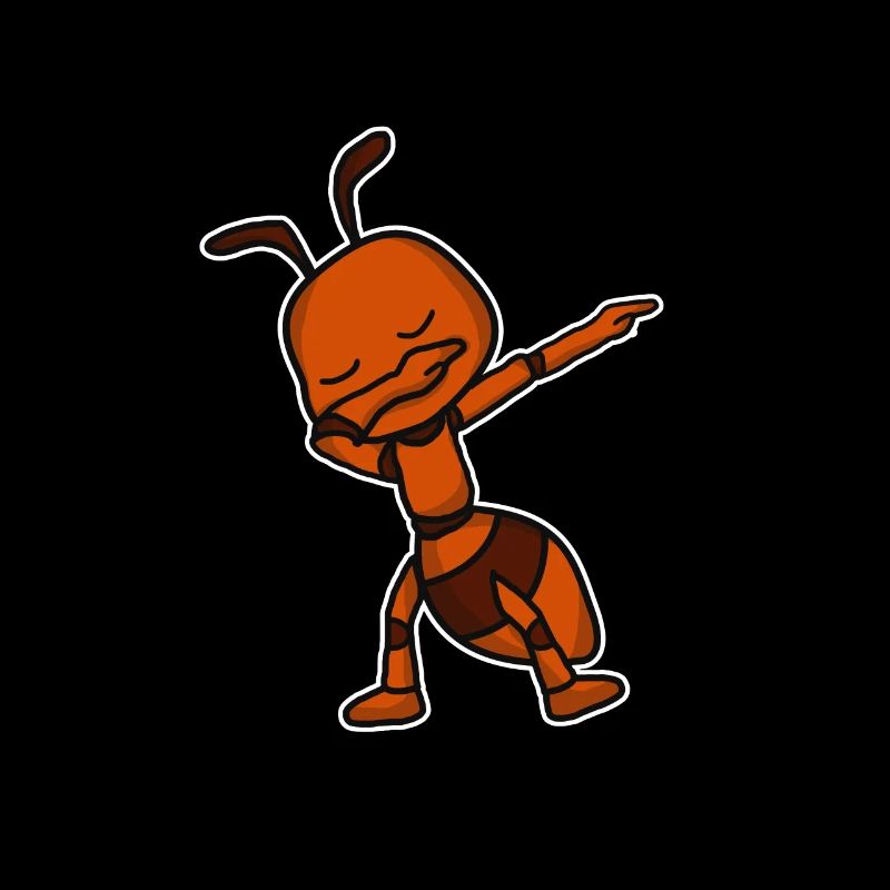 Lustiges Dabbing Ameise Geschenk