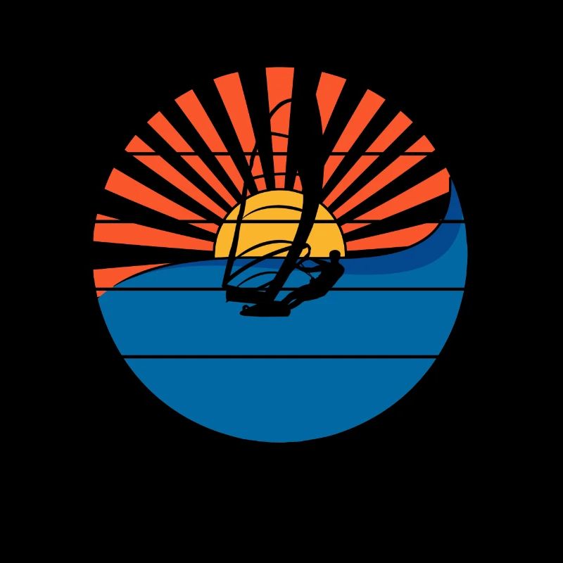 Windsurfer Sunset Windsurfing Windsurfen Geschenk