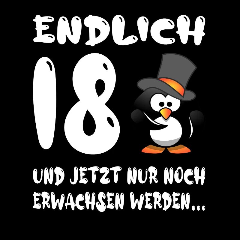 Endlich 18 Pinguin