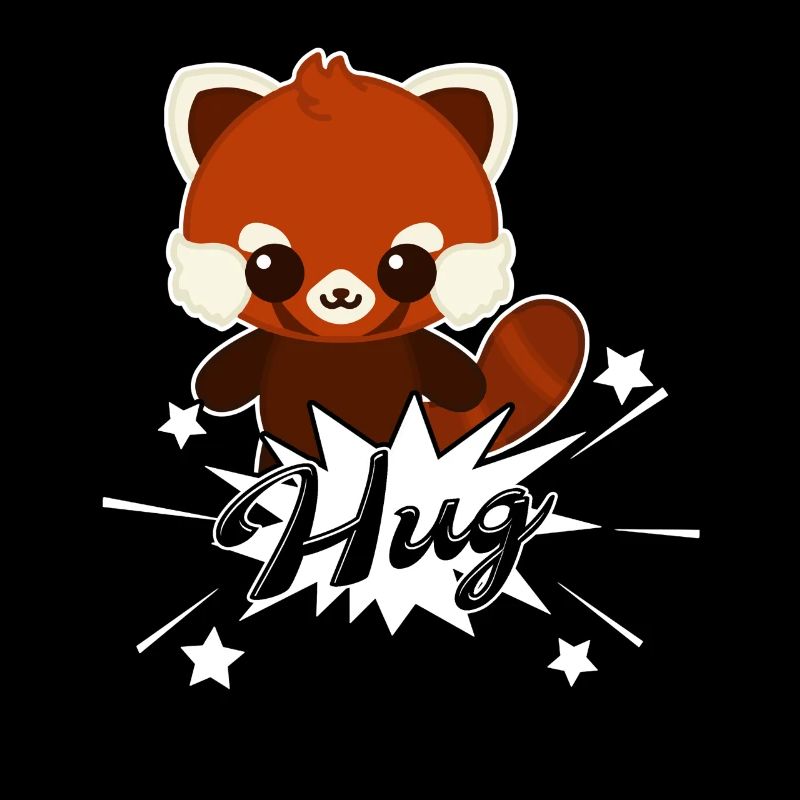 Panda roux mignon