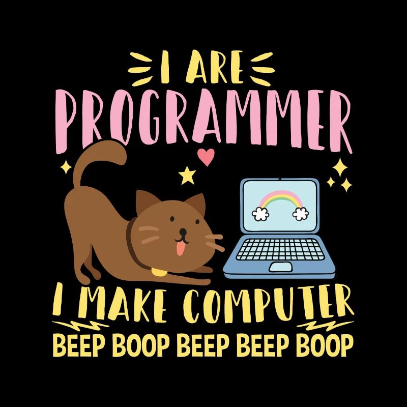 Je suis programmeur Je fais un bip d'ordinateur