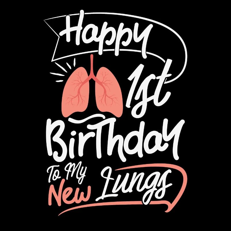 Lung Transplant Recipient Anniversary design 1st