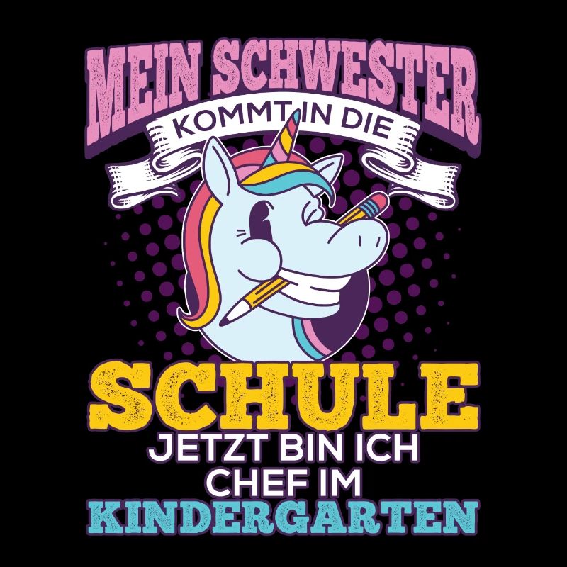 Einschulung Geschwister Geschenk Schwester Einhorn