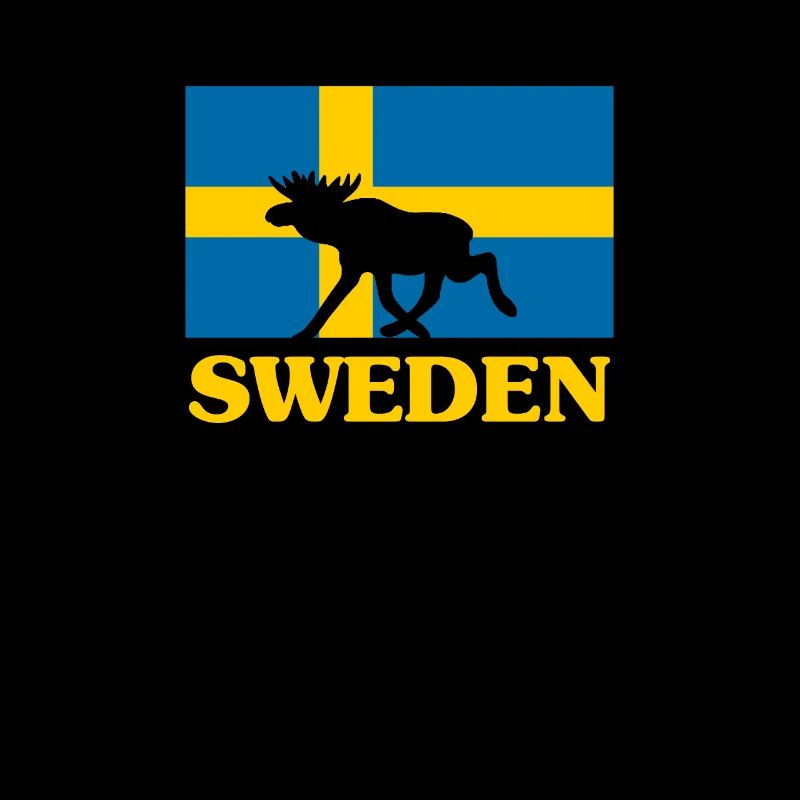 Sweden Elk Flag