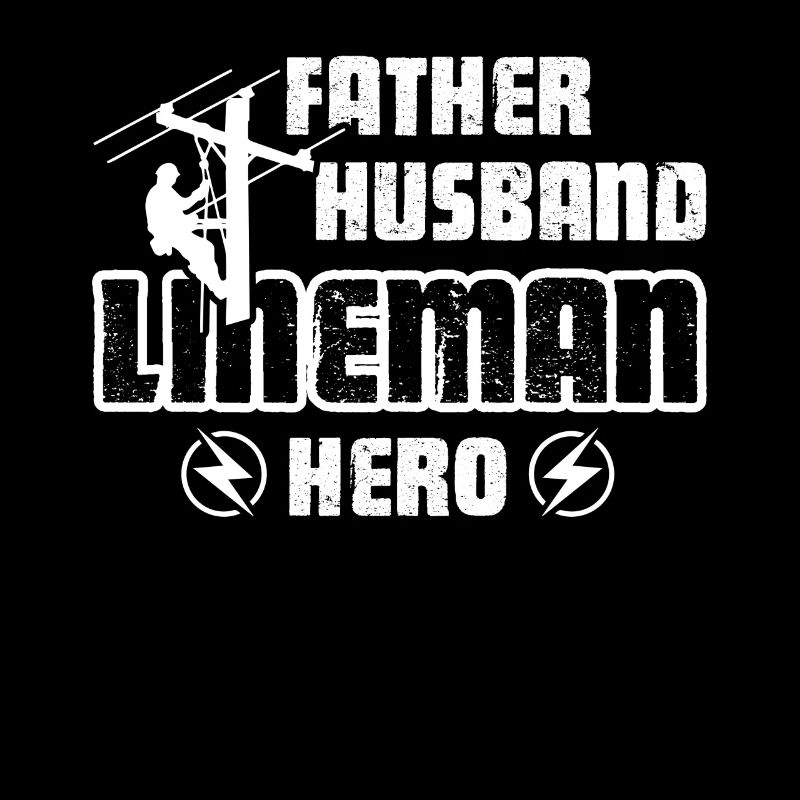 Lineman Vater Ehemann Lineman Held