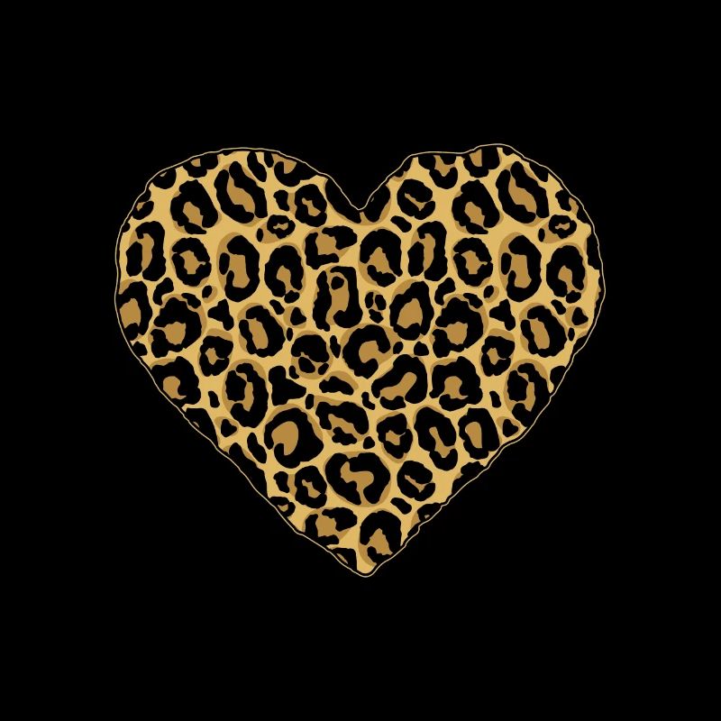 Léopard coeur