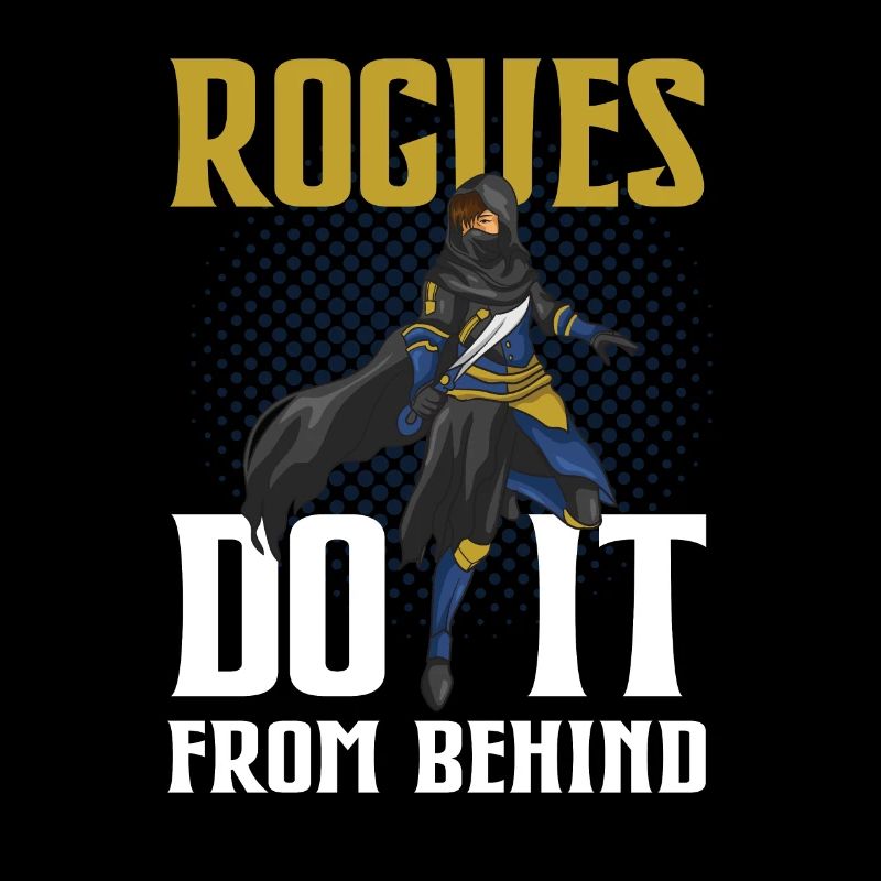 Tabletop Gaming Rogues Do It From Behind RPG Role