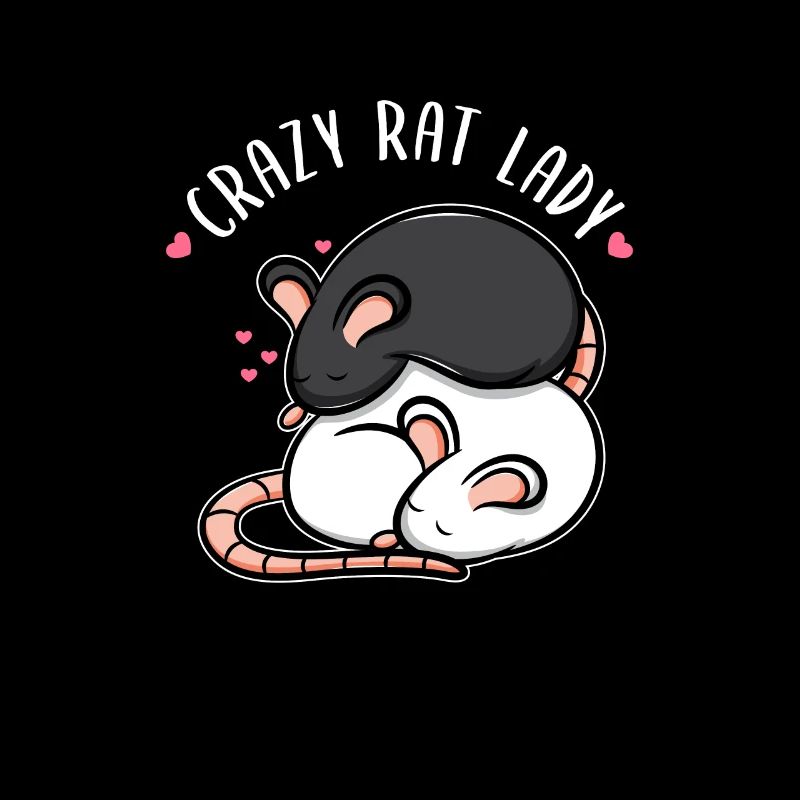 Crazy Rat Lady Rat mignon