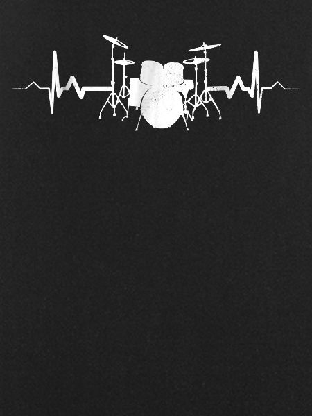 Drummer Drumming Heartbeat Drums