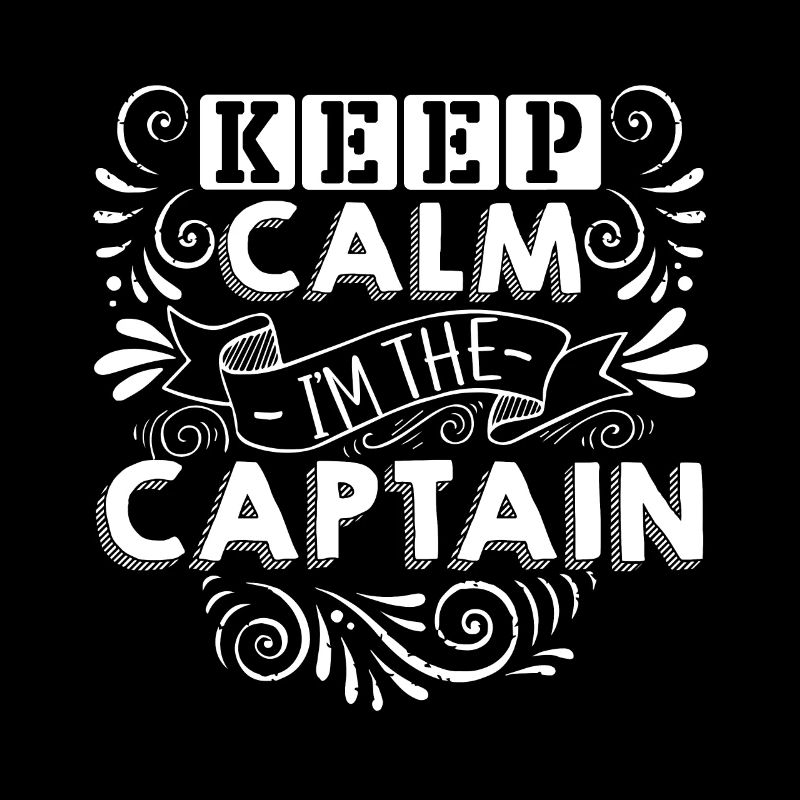 Capitaine Keep Calm I'm The Captain
