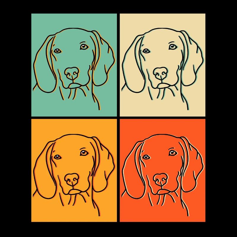 Weimaraner Popart gift