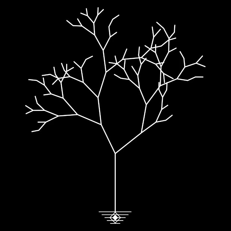 Baum Abstrakt Minimalismus