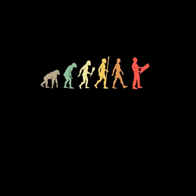 Vintage Evolution Architekt Geschenkidee