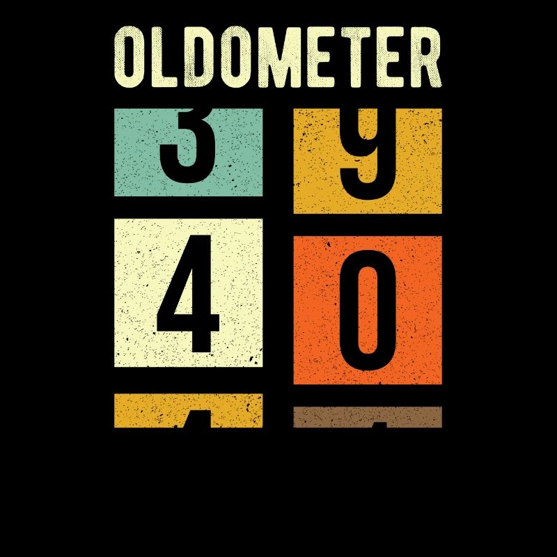 Oldometer 40th Birthday Gift