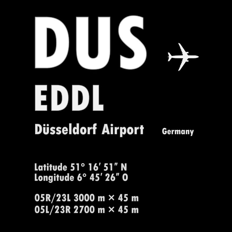 DUS Düsseldorf Airport Flughafen Geschenk
