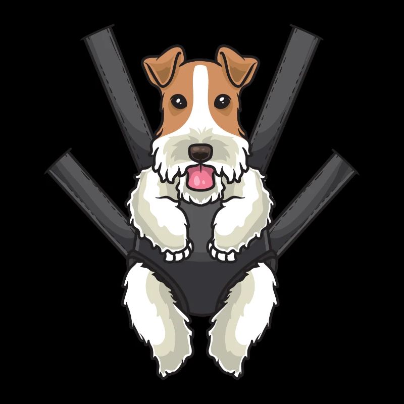 Foxterrier chien en pochette