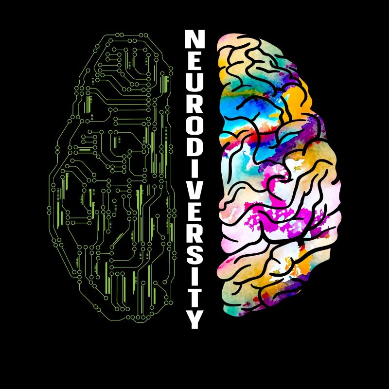 Neurodiversity Rainbow Autism Awareness ASD ADHD