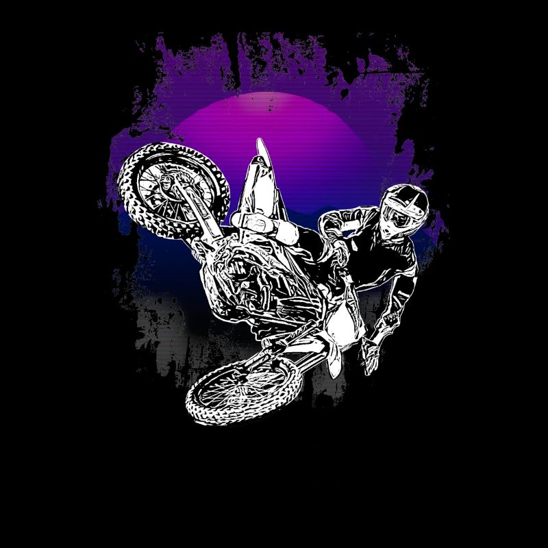Motocross Design Enduro / Geschenkidee / MX Retro