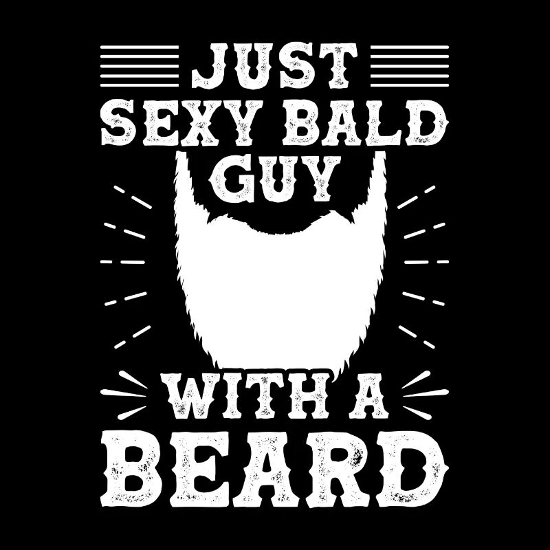 Bearded bald man