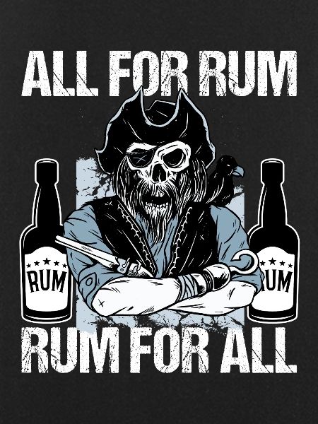 Rum pirate flag
