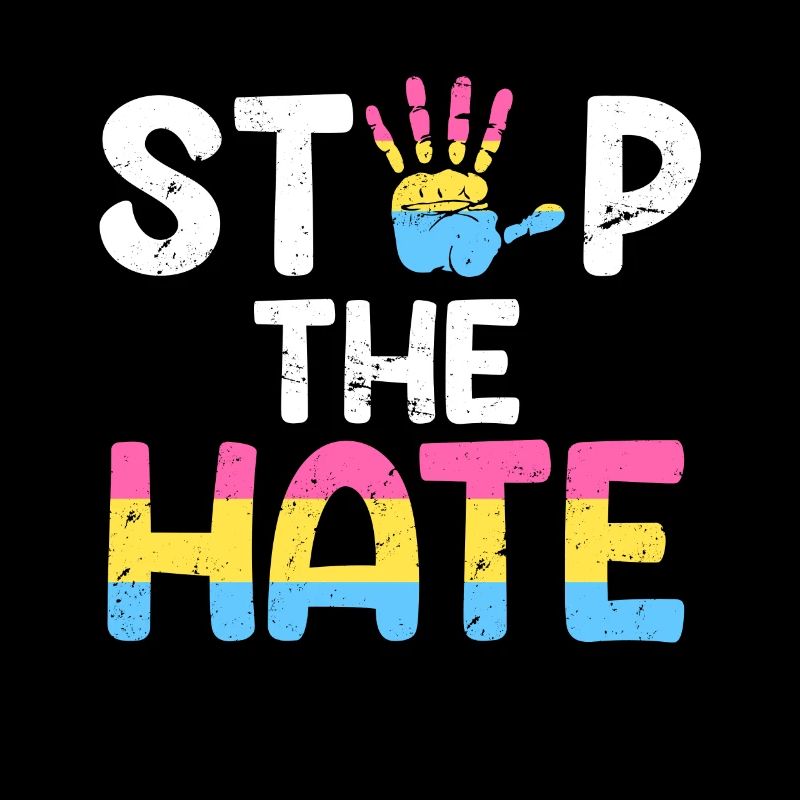 Pansexual Saying Stop the Hate Pansexuality