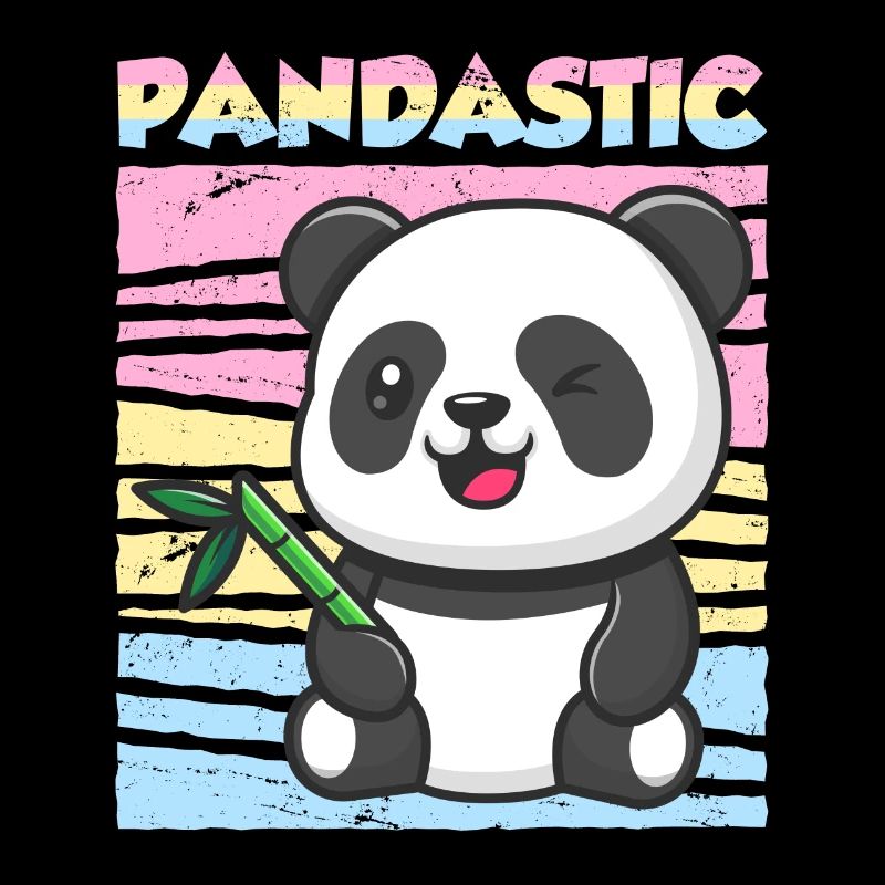 Panda Saying Pandastic Pansexual Gift