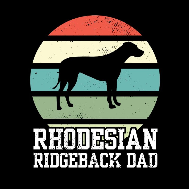 Rhodesian Ridgeback Dad I Retro Ridgeback Dad