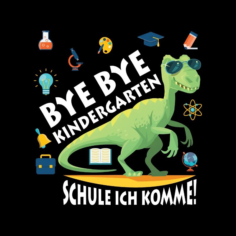 Bye Kindergarten Abschied 1. Klasse Jungs Mädchen