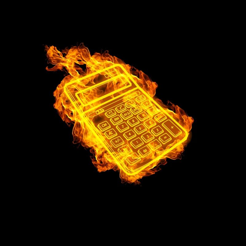 Incendie Comptable calculatrice mathématiques