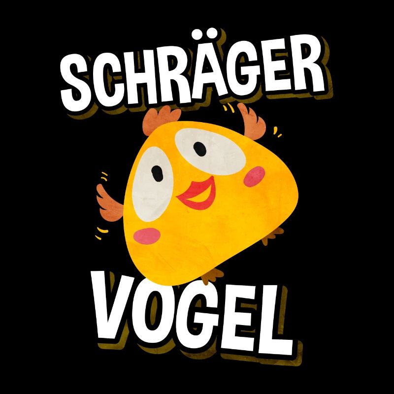 Lustiger Spruch Schräger Vogel Geschenk