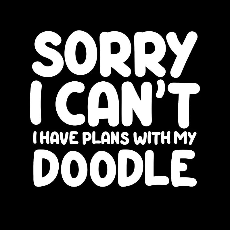 Drôle Doodle Phrase d’amour Labradoodle
