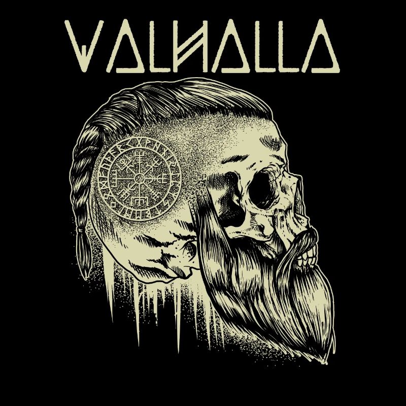 Walhalla Wikinger-Schädel