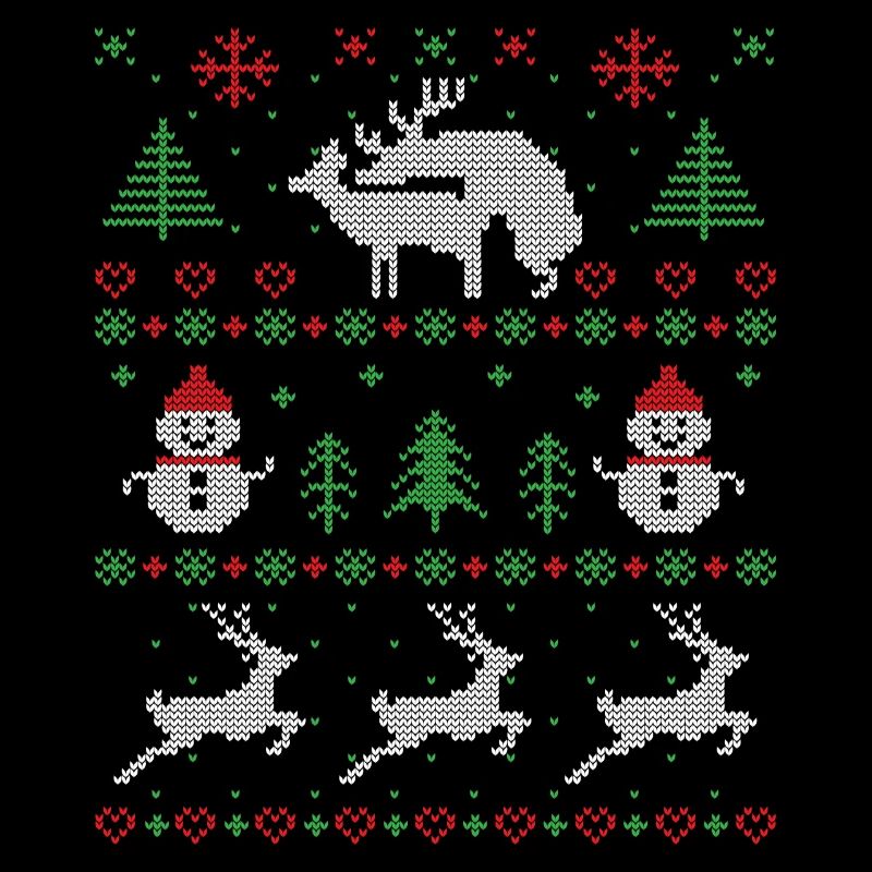 Joy Deer hässlicher Weihnachtspullover