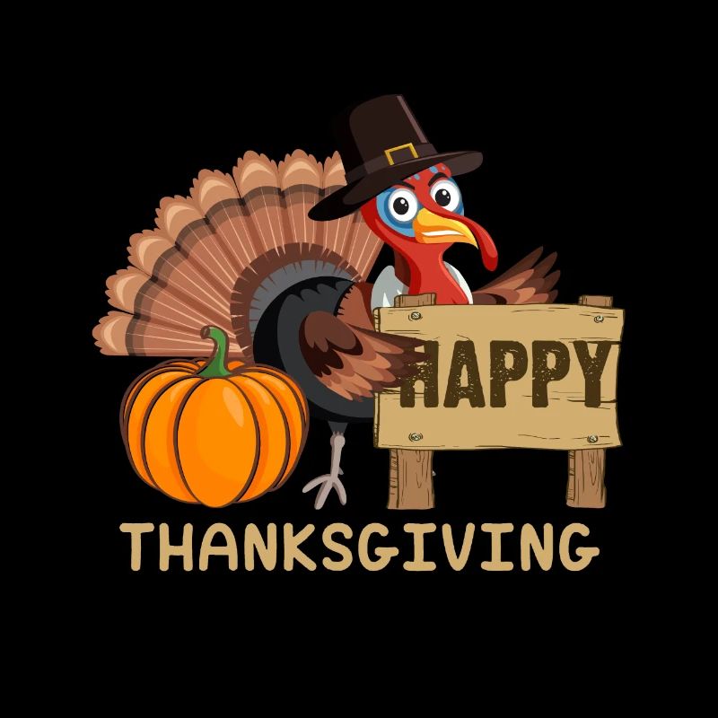 Joyeux Thanksgiving Holliday Dinde d’automne