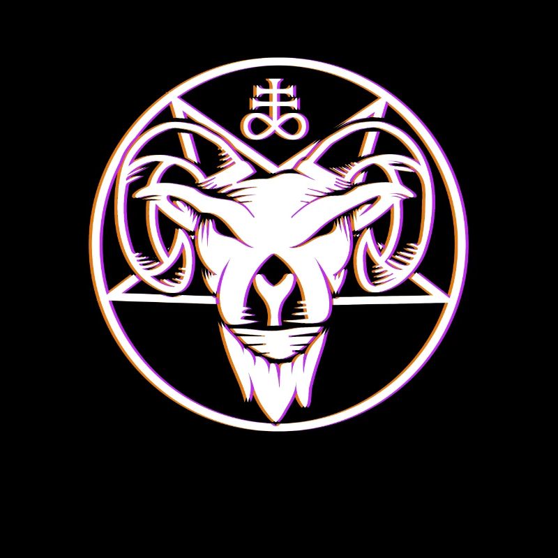 Baphomet Diable Chèvre Satan Symbole Bafomet