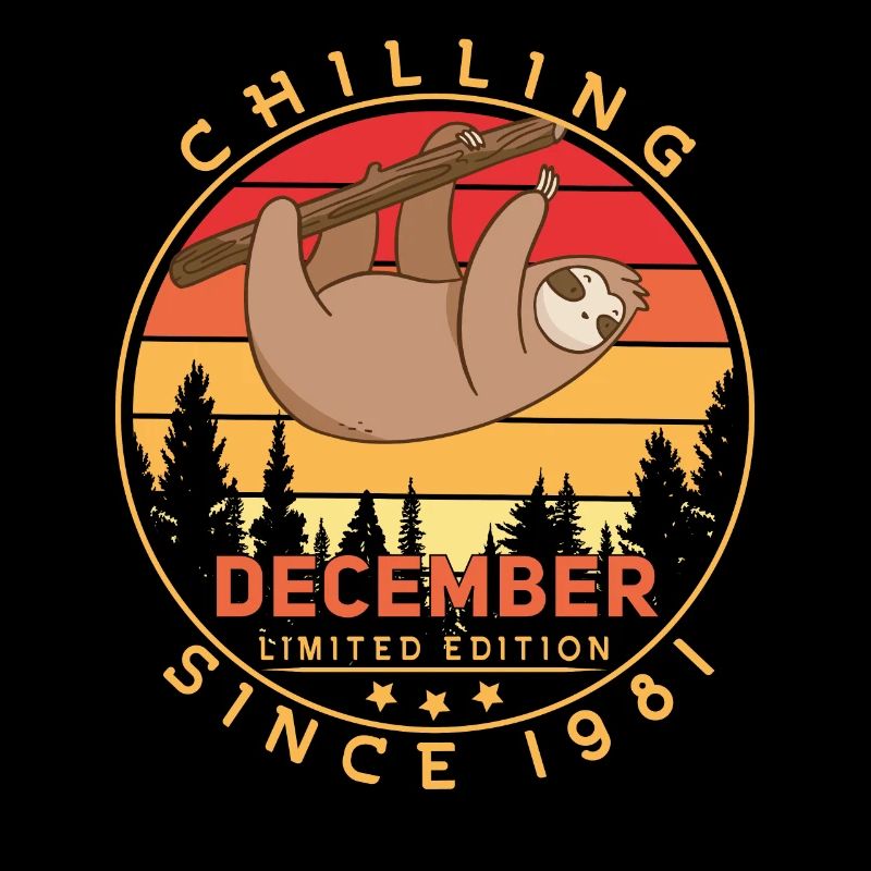 Né en décembre 1981 Retro Sloth