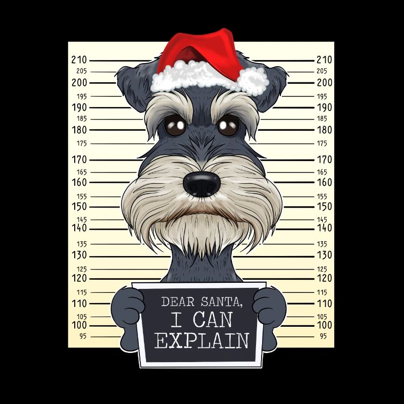 Dear Santa I Can Explain Miniature Schnauzer