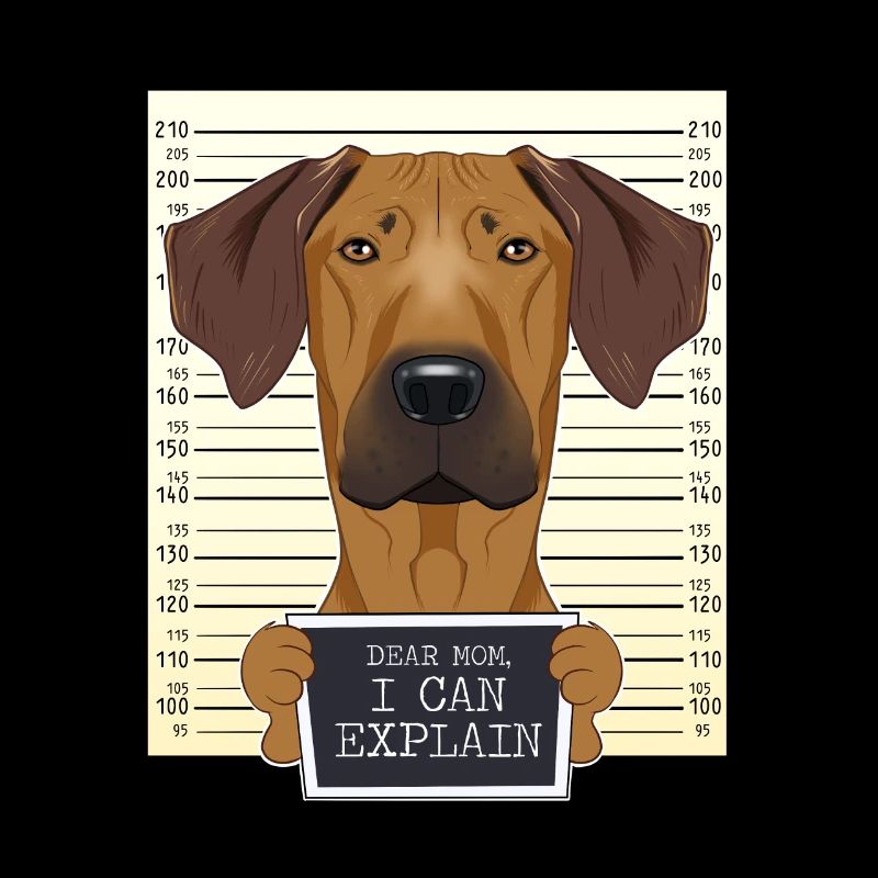 Drôle Rhodesian Ridgeback Maman I Rhodesian Mom