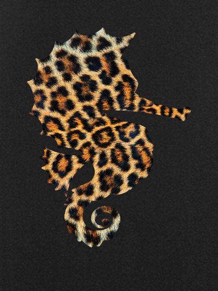 Seepferdchen Leopard Print