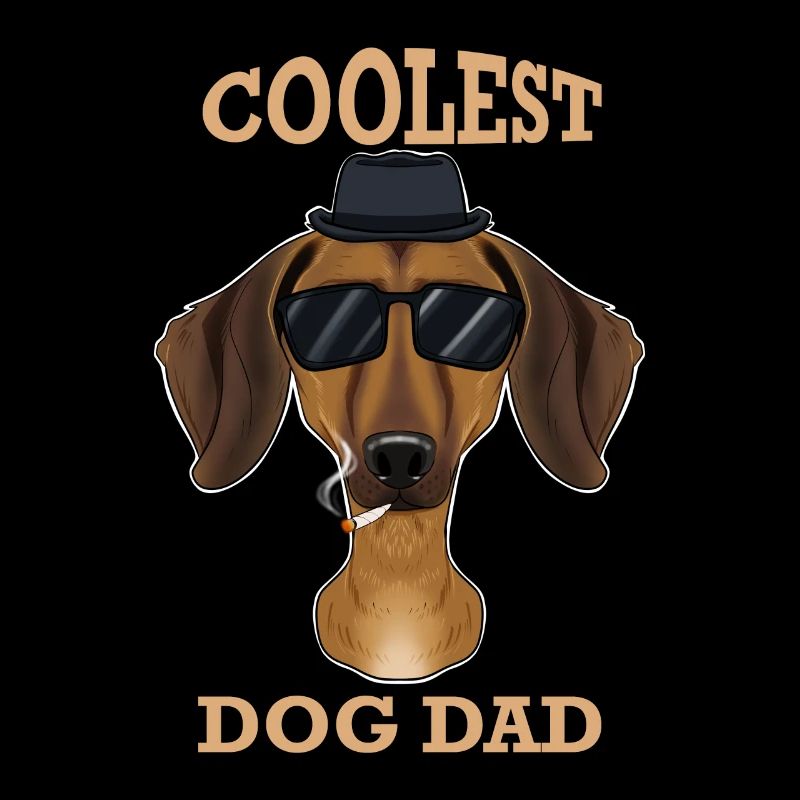 Chien le plus cool Papa I Teckel Papa I Teckel